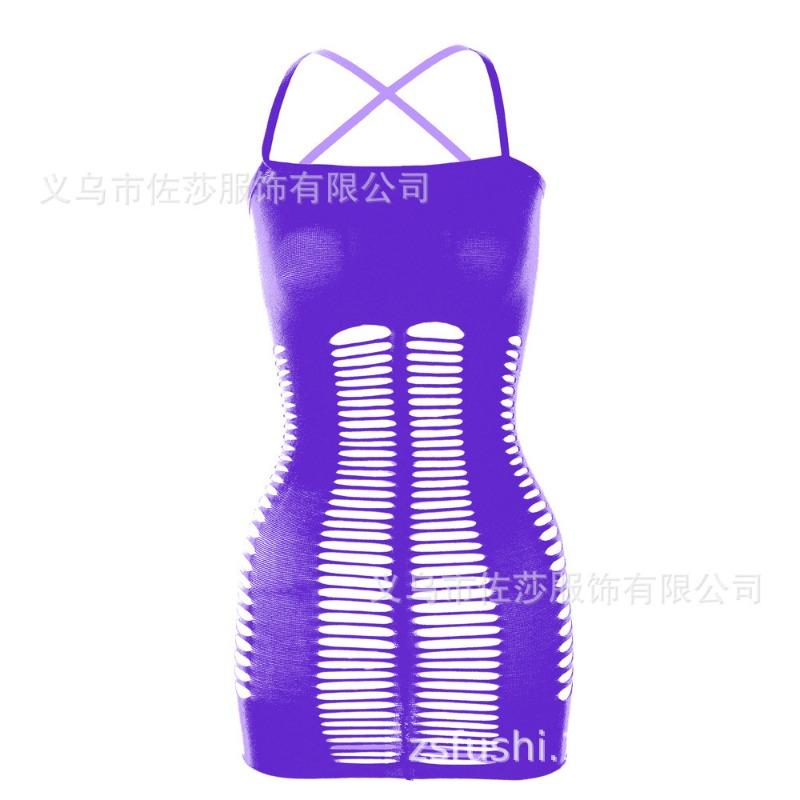Sexy Underwear, Shoulder Straps, Princess Hip-wrapped Mesh Skirt, Hollowed-out Sexy Mesh