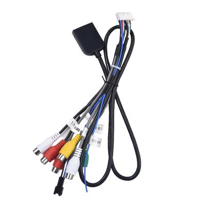 1 adaptateur pour carte SIM pour autoradio multimédia GPS 4G, connecteur de câble 20 broches, emplacement pour carte SIM, câble d'autoradio, accessoires de voiture, fils