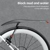 Road Bike Fenders 700c Mudguards with Tail Light Quick-Release Rear Bicycle Fender Set Lightweight