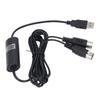 USB zu MIDI Kabel 5ft USB MIDI Schnittstellenadapter MIDI zu USB Kabel Konverter für Musikkeyboard Klavier zu PC Laptop