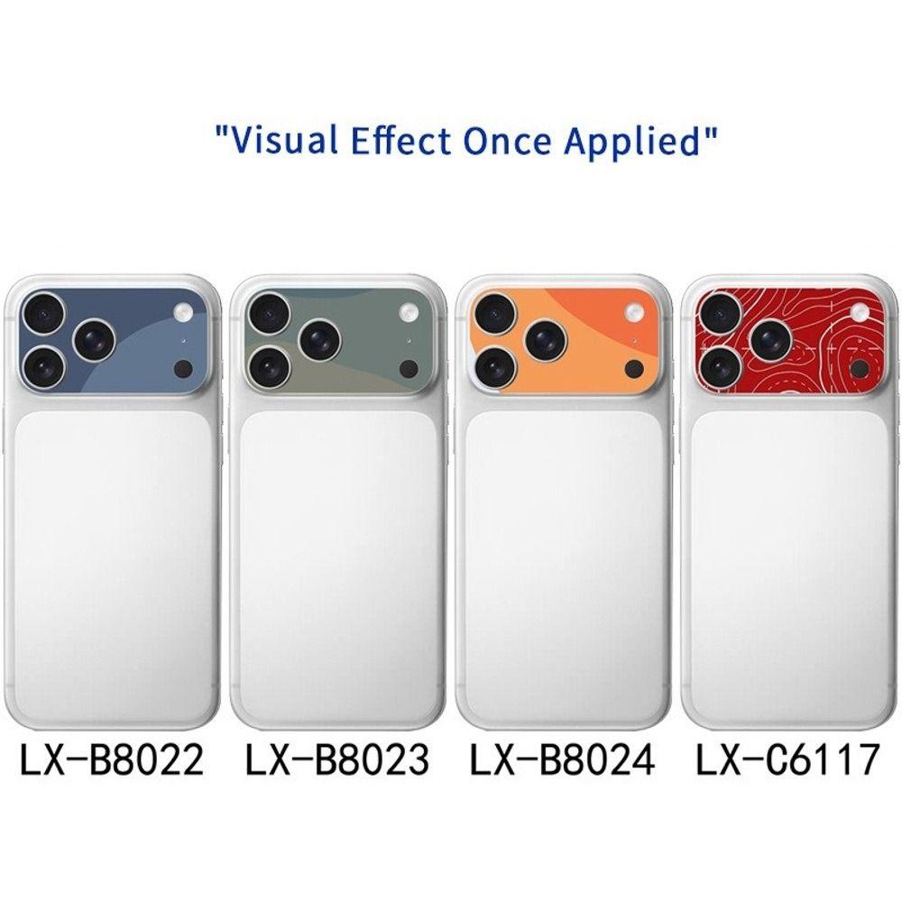 4PCS Matte Frosted Lens Protector Back Camera Protective Film for iP 17 Pro Max 17Pro Mobile Phone
