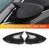 For Skoda Octavia    Car Rearview Side Mirror Cover Wing Cap Exterior Door Housing Shell Trim Frame Sticker