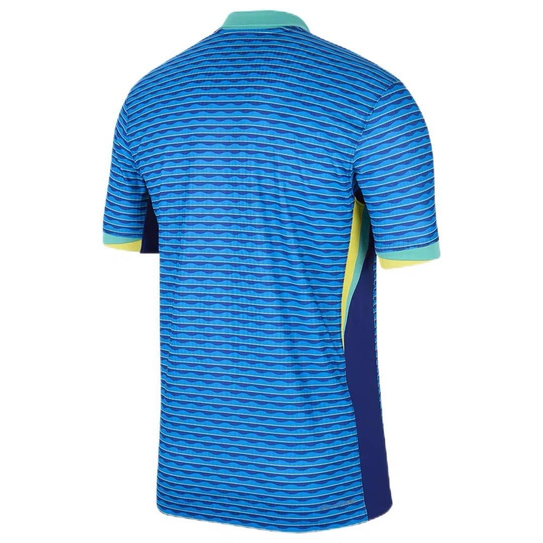 Brazil jersey Away short-sleeved 2024 Copa America No. 20 Vinicius No. 10 Neymar fan version jersey S