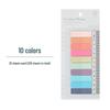 Morandi Semi-transparent Index Tabs - Student Study Labels PET Sticky Notes