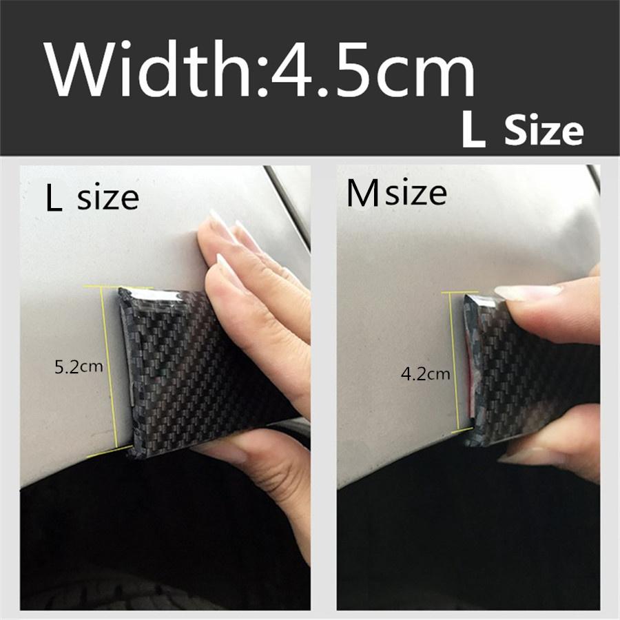 2 X Carbon Fiber Color 5.5cm/1.5M Widening Car Wheel Eyebrow Trim Protector Lips