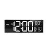Modern LED Digital Clock 16" with RGB Lights 11 Scene Modes Big Display Dual Alarm Function and Room Temperature Feature