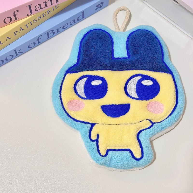 

Креативное полотенце для рук Tamagotchi Кухонное Ванная Комната Милый Коралловый Бархат Петля для Подвешивания Быстросохнущее Мягкое Впитывающее Полотенце Домашний Инструмент