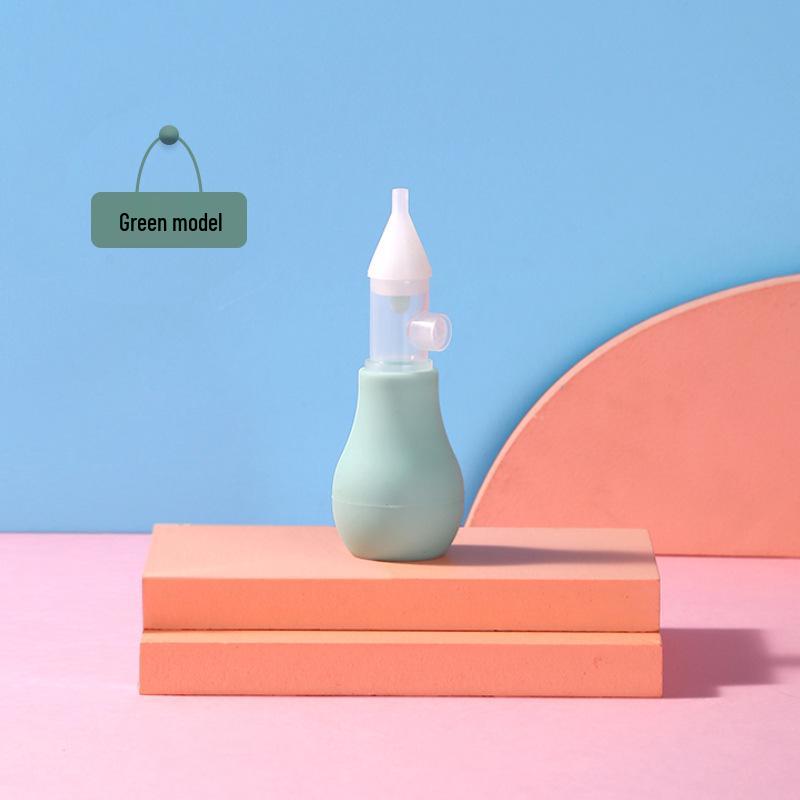 Upgraded Anti-Reflux Baby Nasal Aspirator with Solid Silicone Pump