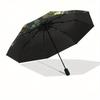 Nature-Inspired  Umbrella, Portable 3-Fold Compact Umbrella,Christmas Gift ES371