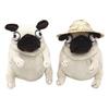Kawaii Plush Toys 10/14Cm Ugly And Cute Sand Dog Sitting Pug Dogs Toy Stuffed Dolls For Kids Children Birthday Gift