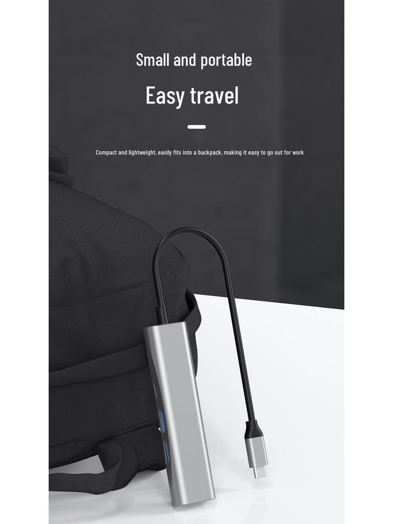 USB-C Docking Station: PD Charging Hub & USB 3.0 Splitter for Phones, Tablets, Laptops