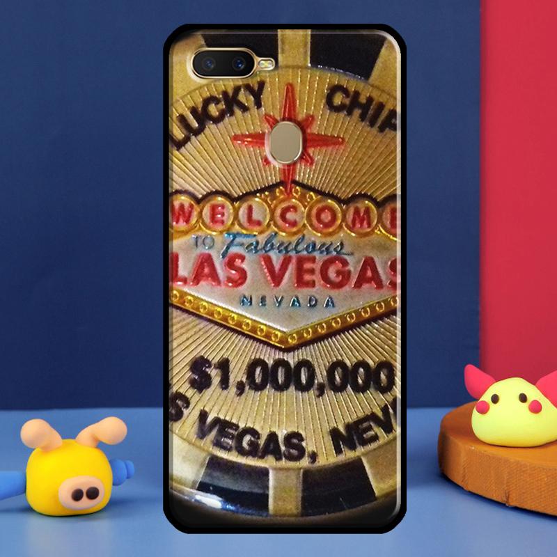 Las Vegas Casino Poker Case For Oppo A16 A76 A96 A58 A78 A98 A5 A9 A91 A15 A17 A77 A52 A72 A74 A94 A54S A57S Cover