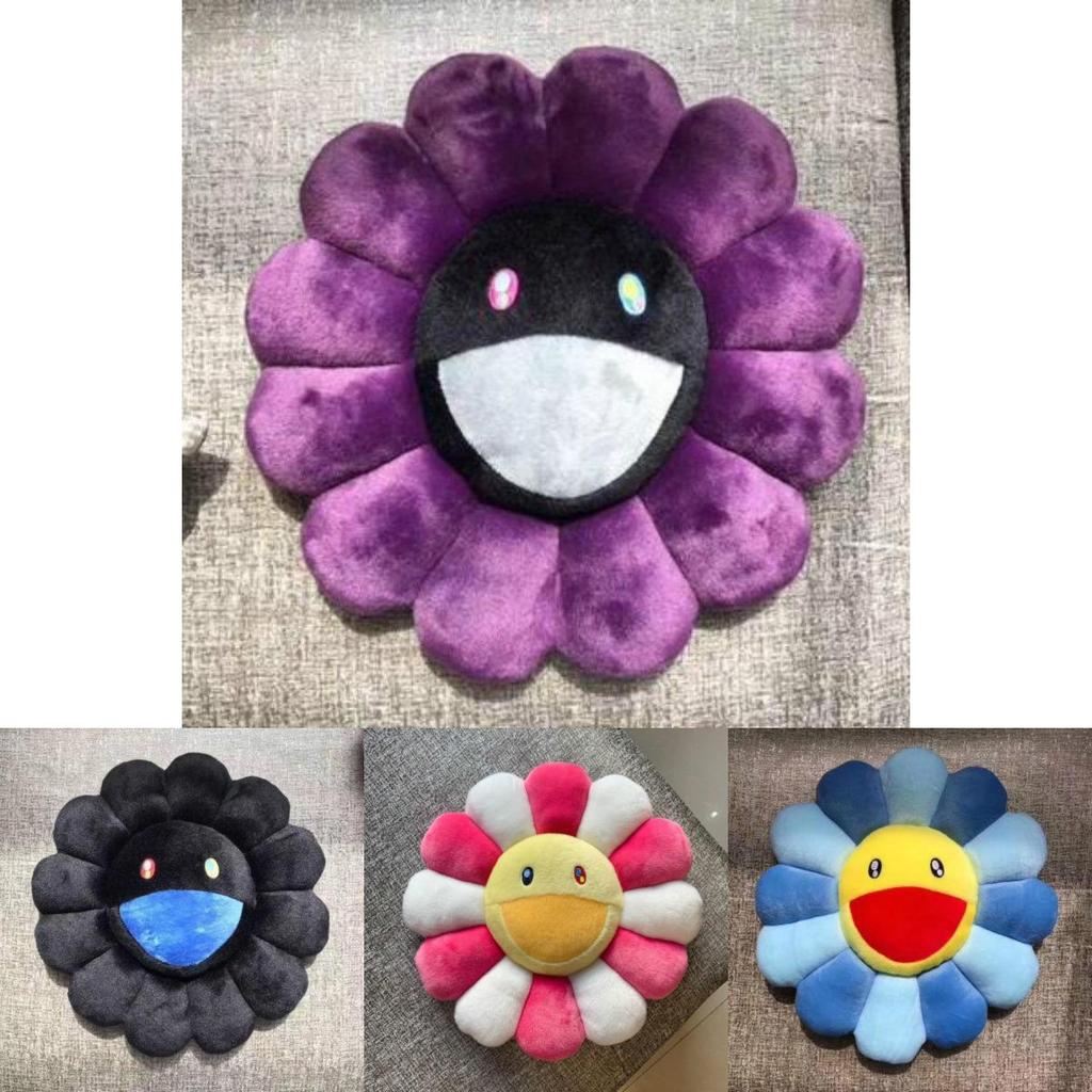 Soft And Comfortable 40cm Takashi Murakami Rainbow Flower Pillow Plush Toy