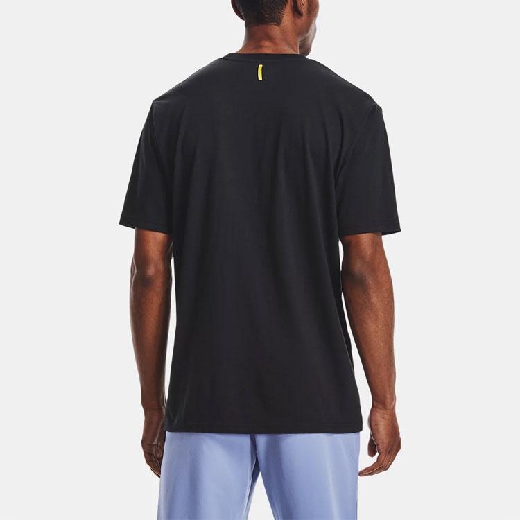 Under Armour Outdoor Sports Casual T-Shirt Men Tops Black 1364969-001