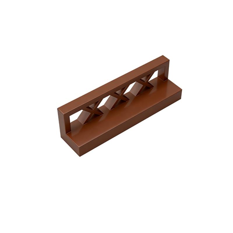 

55pcs MOC compatible 3633 building block parts, house 1x4x1 fence piece, DIY children s toy gift 55pcs коричневий