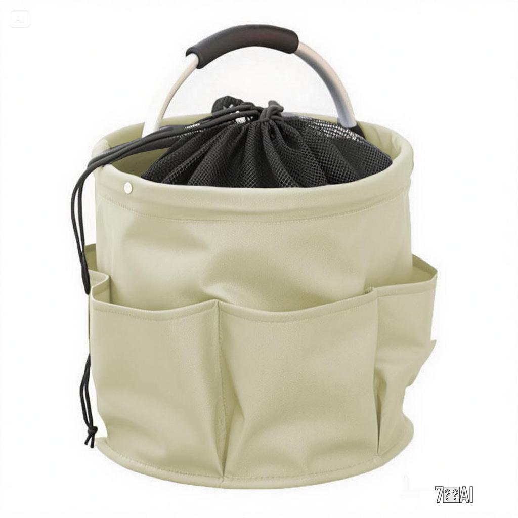 Multifunctional Foldable Storage Basket for Camping, Picnic, Toiletries, Shower, and Household Use