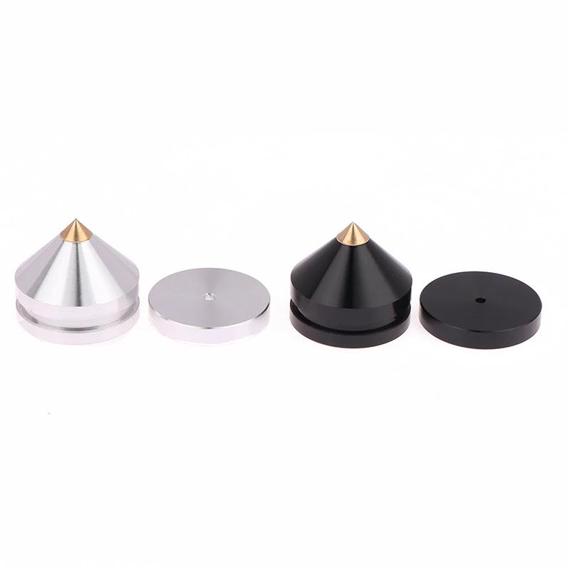 1Set Speaker Loudspeaker Spikes Stand Feet Audio Speaker Repair Parts Turntable Stand Shock Absorber Pin Nails And Pads