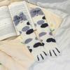 Fuzzy Sleep Socks Warm Cute Cat Plush Socks Stretchy Breathable Winter Indoor Socks