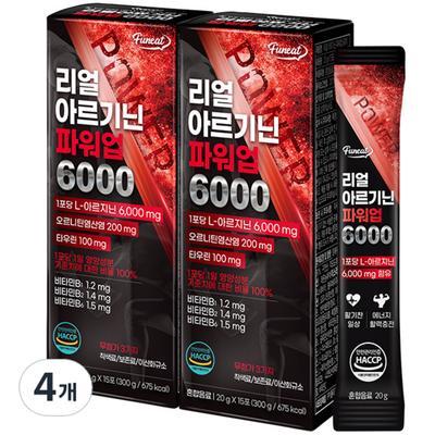 Furnit Real Arginine Power Up 6000, 300g, 4 Units