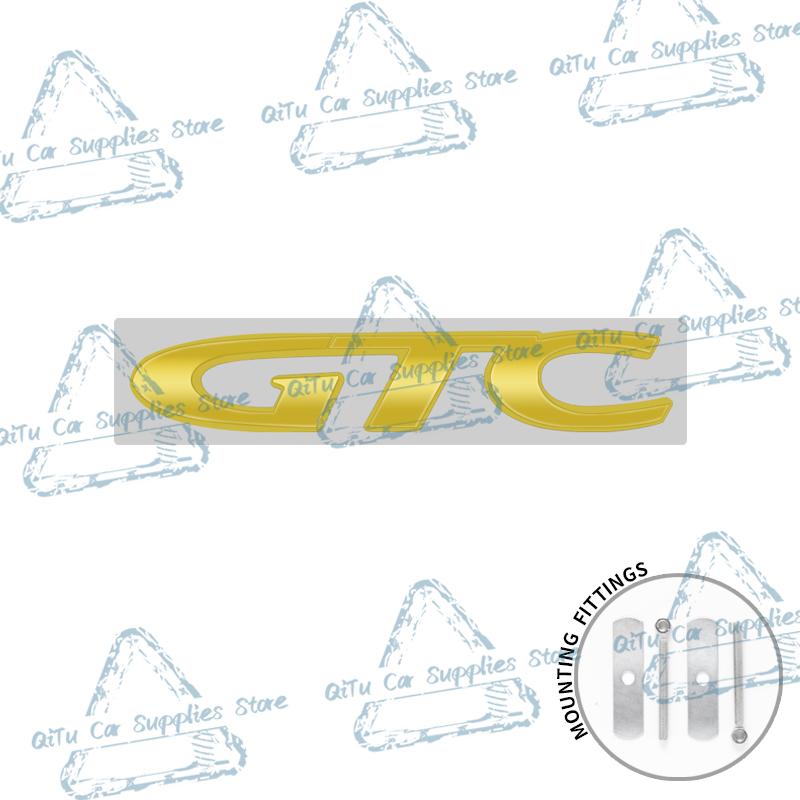 Metalowe Logo GTC 3D Emblemat na Grill Samochodowy Przód Odznaka na Klapę Bagażnika Naklejka Dekoracyjna Do Opel Astra Insignia Corsa Vectra Zafira Mokka OPC