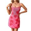 Lazy Wind 2026 Summer Thin Shoulder Strap Premium Versatile Satin Mini Tropical Dress