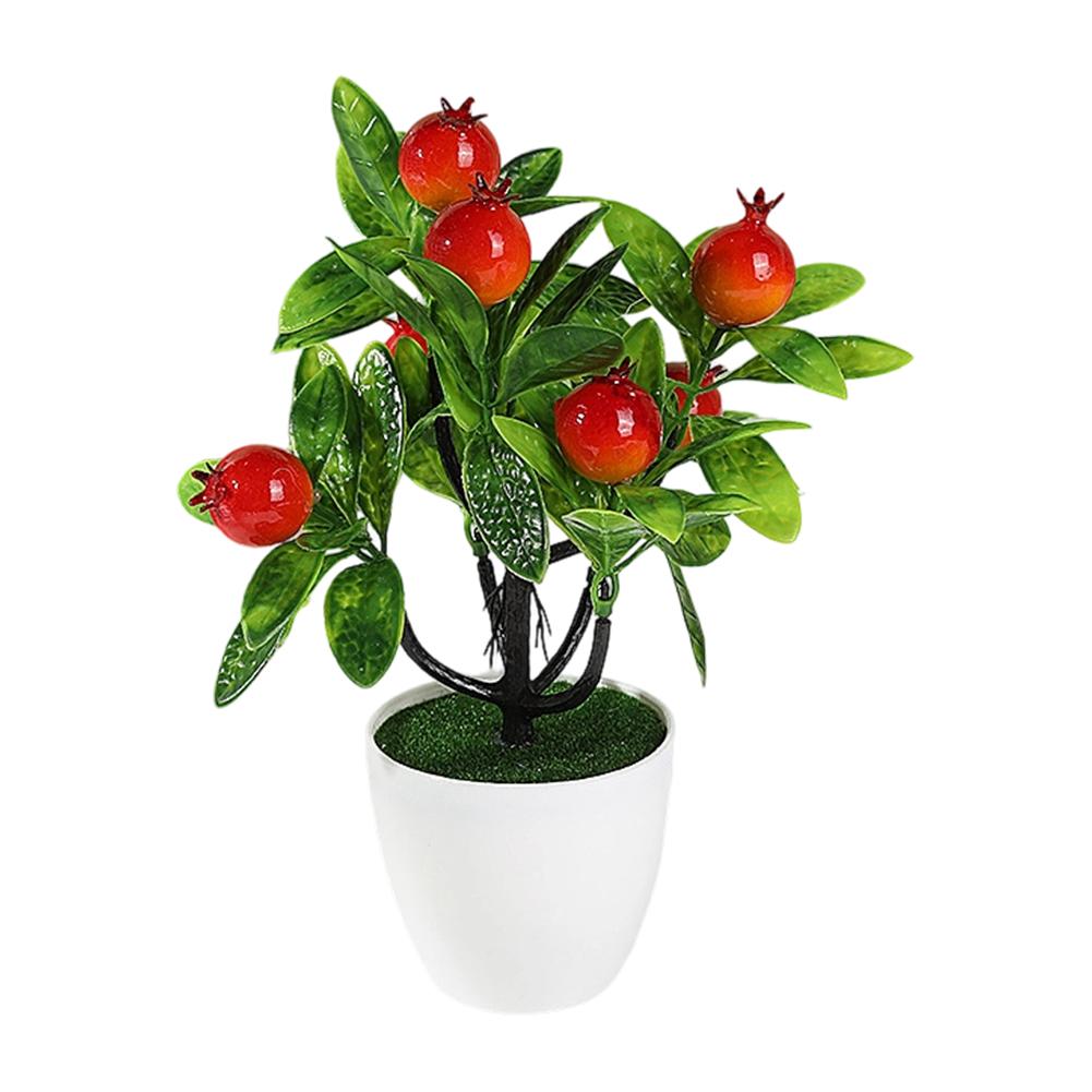 Lightweight Design Fruit Bonsai Artificial Bonsai Fake Potted Plant