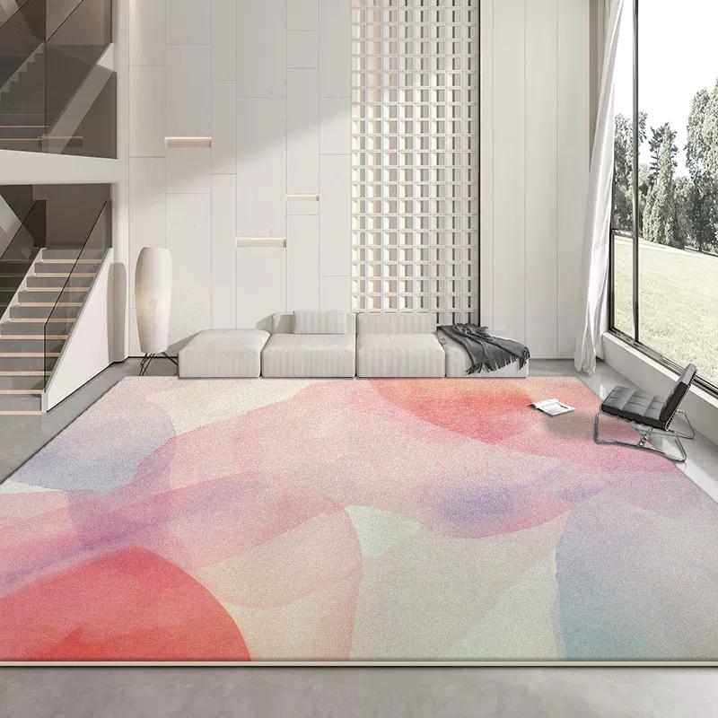 Large Area Blue Carpets for Living Room Modern Light Luxury Decoration Bedroom Rugs Lounge Non-slip Foldable Floor Mat 200x300