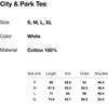ThIs Is Never That City   Park Tee White