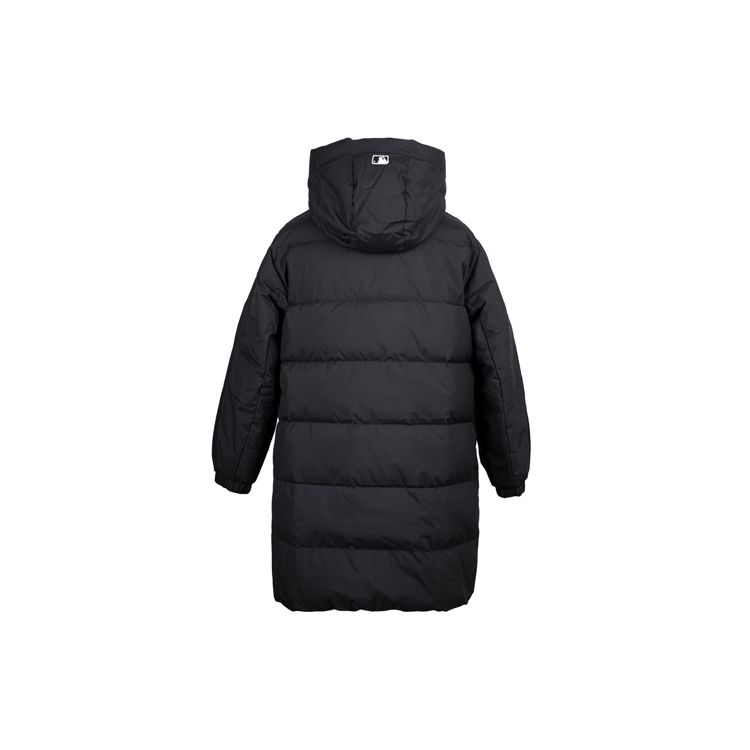 MLB New York Yankees Embroidered Logo Mid-Length Casual Hooded Down Jacket Unisex Jackets Black 31DJZ9061-50L