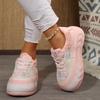 2024 New Women Trend Lace-up Outdoor Antiskid Platform Shoes Women Anti-slip Comfortable Sneakers Zapatos De Mujer