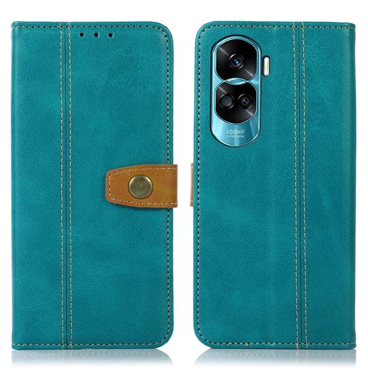 For Honor 90 Lite 5G / X50i Shockproof Calf Texture Leather Case Stand Wallet Cell Phone Cover