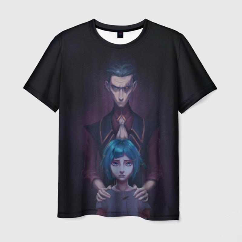 Cartoon Anime Arcane League Jinx Graphic 3D Printed T-shirt Men Women Short Sleeve O-Neck Tee Shirt Casual Harajuku Top Clothing