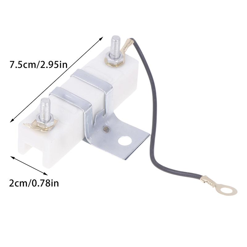 Ignition Coil Resistor Metal Ceramic Wear-Resistance Device For 1.5 Ohm Classic Car Ballast Resistor Late 1960S-Mid 1980S