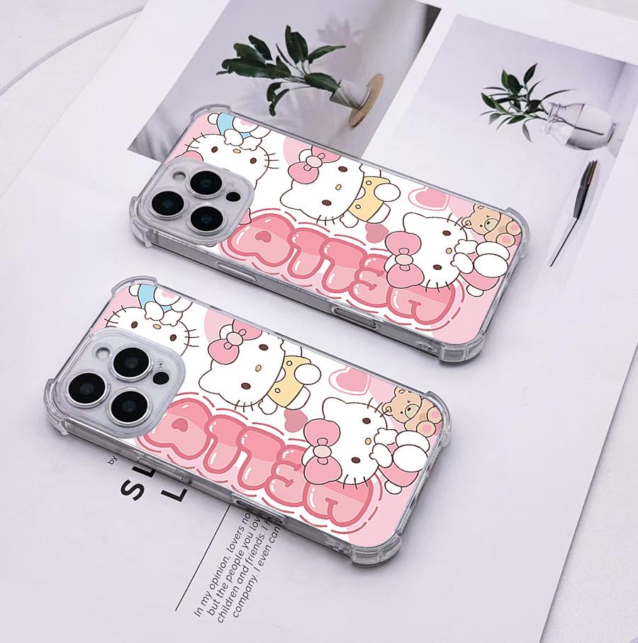 Three Cute Cat Apple Phone Cases: Drop-proof for iPhone 13/12/11 Pro. iPhone 12 Pro