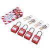 Electrical Lockout Tagout Kit with Safety Padlocks Keys Loto Tags for Industrial Chemical Electric Power