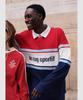 LECOQ Colorblock Rugby T-Shirt Red (Qp323Trl83)