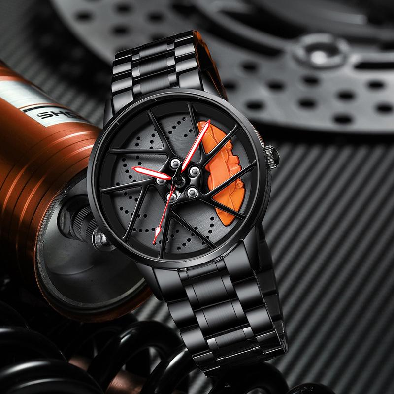 SVJ 3D Hollow Quartz Men's Watch - High-End Genuine Tesla Design
