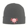 New I Axolotl Questions Warm Knitted Cap Hip Hop Bonnet Hat Autumn Winter Outdoor Beanies Hats For Unisex Women Adult