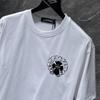 8929 CHROME HEARTS 2026 Summer New High Quality Cotton Round Neck Loose Large Size Men's and Women's T-shirt Couple T-shirt