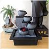Water View Flowing Humidifier Air Water Fountain Indoor Desktop Fountain Landscape Home Garden Micro Office Feng Shui H32XXH