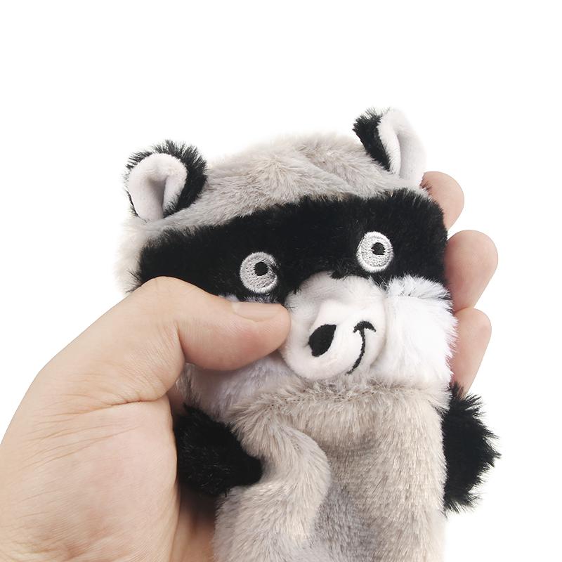Animal Raccoon Pet Toy Clean Tooth Squeaky Dog Toy Molar Chew Dog Toy