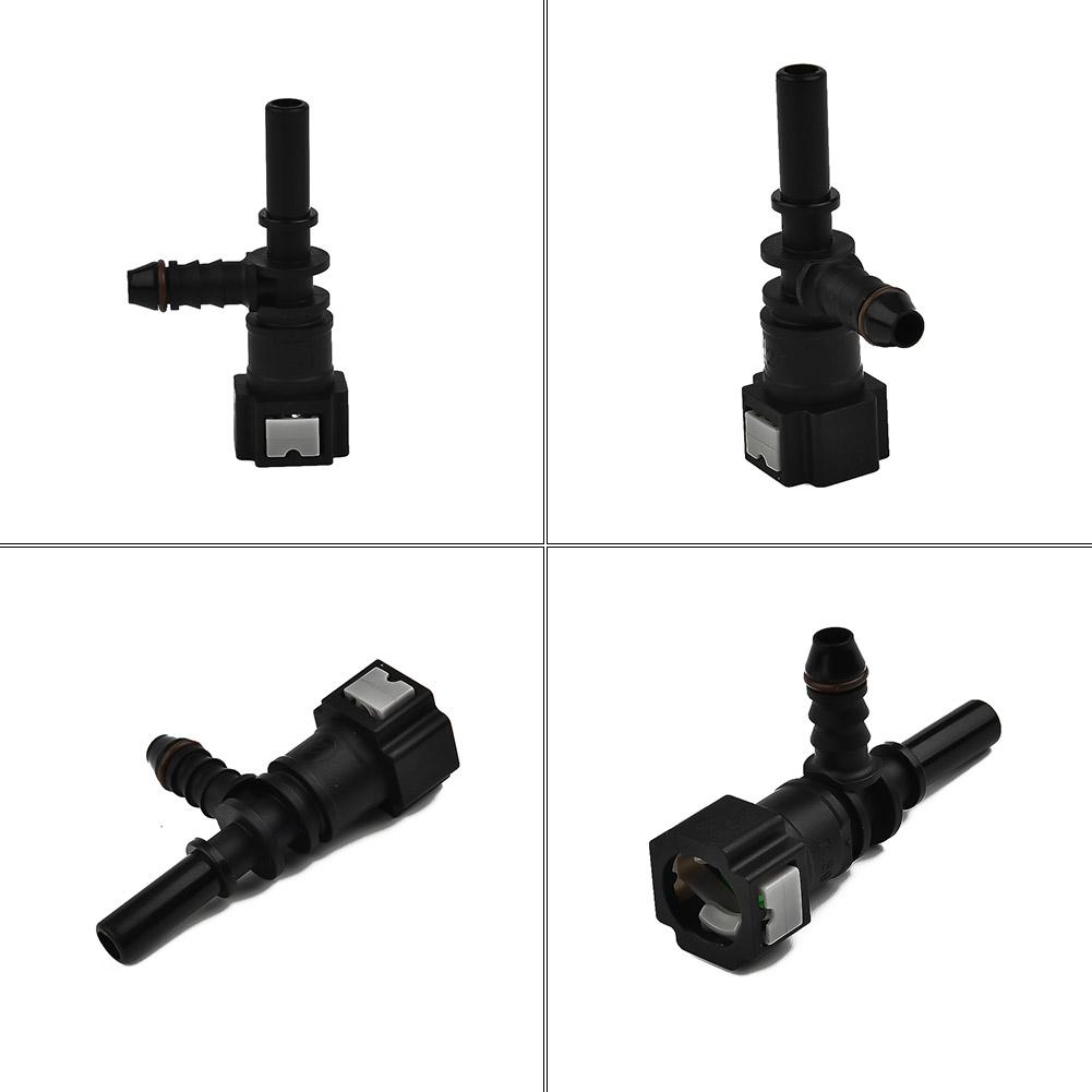 Car Fuel Line Hose Quick Release Connector 7.89mm ID6 Female Bundy Tee Fitting Auto Fuel Line Rubber Hose Coupler Accessories Fuel System 2