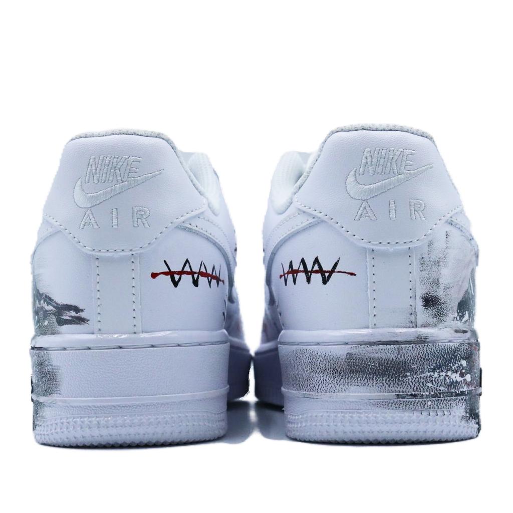 Nike Air Force 1 Bleach Keert Terug Slijtvast En Lichtgewicht Lage top Skateboard Schoenen Unisex Wit CW2288-111(Team779-)