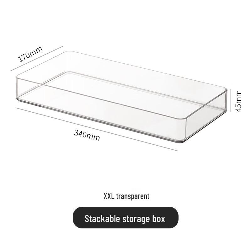 Transparent Kitchen Drawer Organizer with Compartments