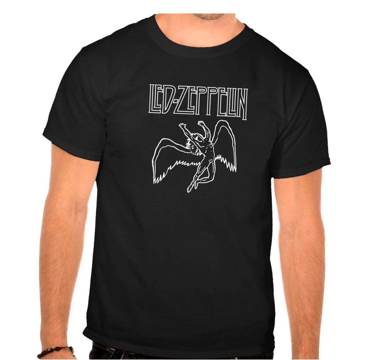 LED ZEPPELIN Rockband Rock Music Schwarz  T-Shirt XXXXL