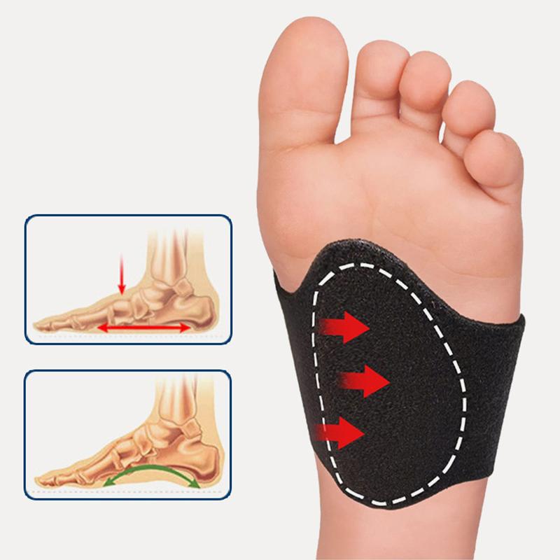 Fußgewölbe-Stütze Einlagen Hüllen Für Plattfuß-Korrektur Hohes Fußgewölbe Polster Plantarfasziitis Schmerzlinderung Orthopädische Fußpolster