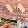1Pc Wooden Handle Comb Cleaner Delicate Cleaning Removable Hair Brush Comb Cleaner Tool Handle Embeded Tool