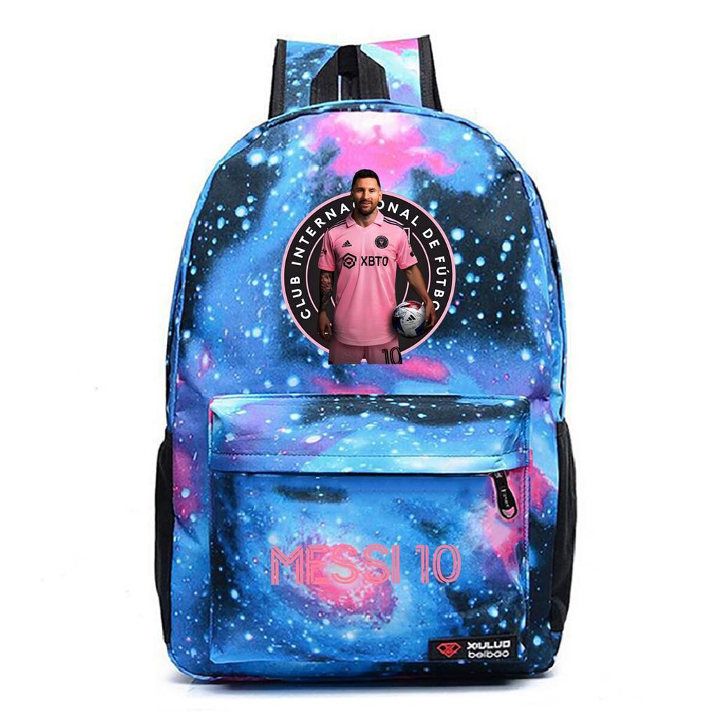 Football Printed Student Backpack Multifunctional Usb Interface Large Capacity Leisure Travel Backpack
