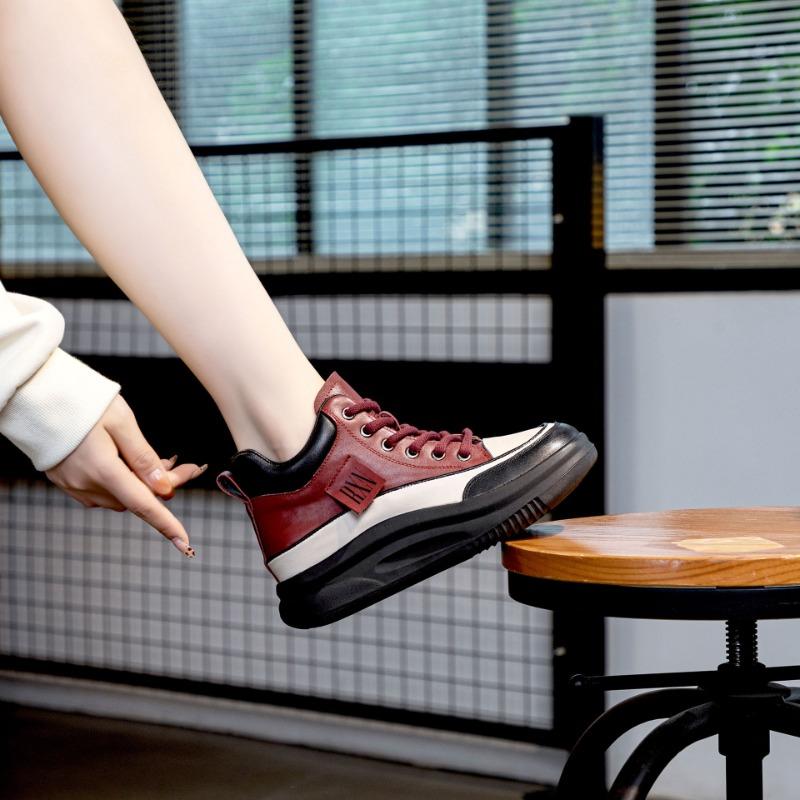 High-top Shoes Sports Shoes Flat Casual Women's Shoes Retro Ankle Boots