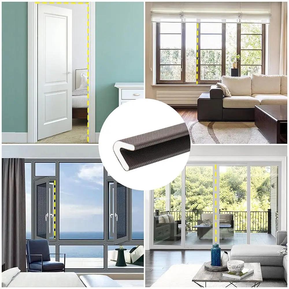 5M Home Anti-Collision Soundproof Door Seal Draught Excluder Weather Stripping Sealing Strip Door Window